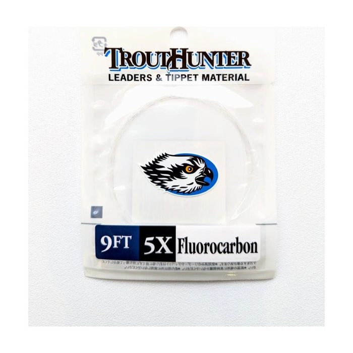 Поводковый материал TroutHunter Fluorocarbon Leader - 9ft with Loop