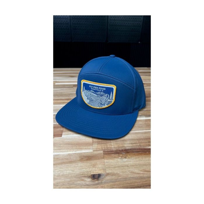 Мушки Four Season Co Fly Fish Food & Casey Underwood 7-Panel Hat - Idaho Patch