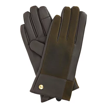 Перчатки Barbour Rudson Patchwork Leather Gloves