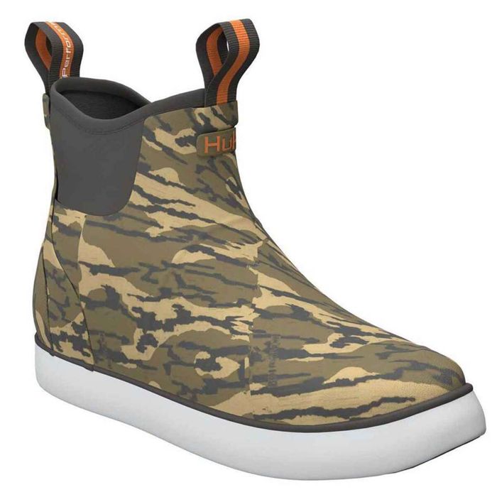Палубные сапоги Huk Men's Mossy Oak Bottomland Rogue Wave Waterproof Pull On Boots - Si