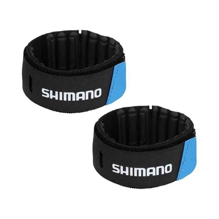 Бандаж для удилищ Shimano Rod Wrap - Black/Blue, 13in, 2pk