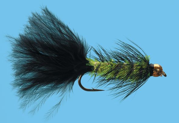 Материал для вязания мушек Solitude Bead Head Krystal Body Bugger - Olive