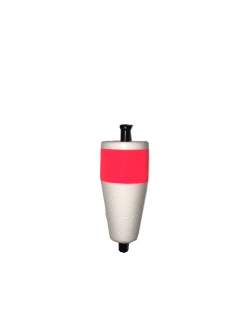 Поплавки COMAL TACKLE Glo-Top Popping Float - Weighted - White & Red