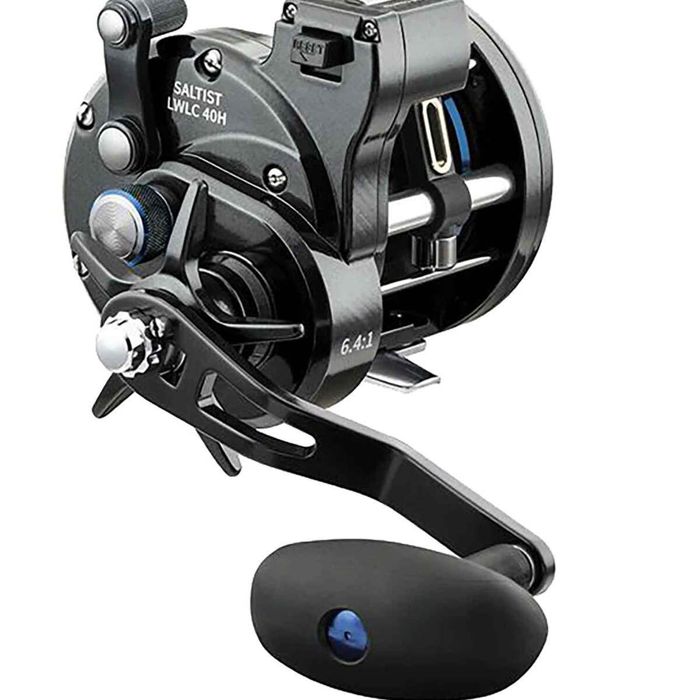 Троллинговая катушка Daiwa Saltist Levelwind Line Counter Trolling Reel - Black, 6.4.1
