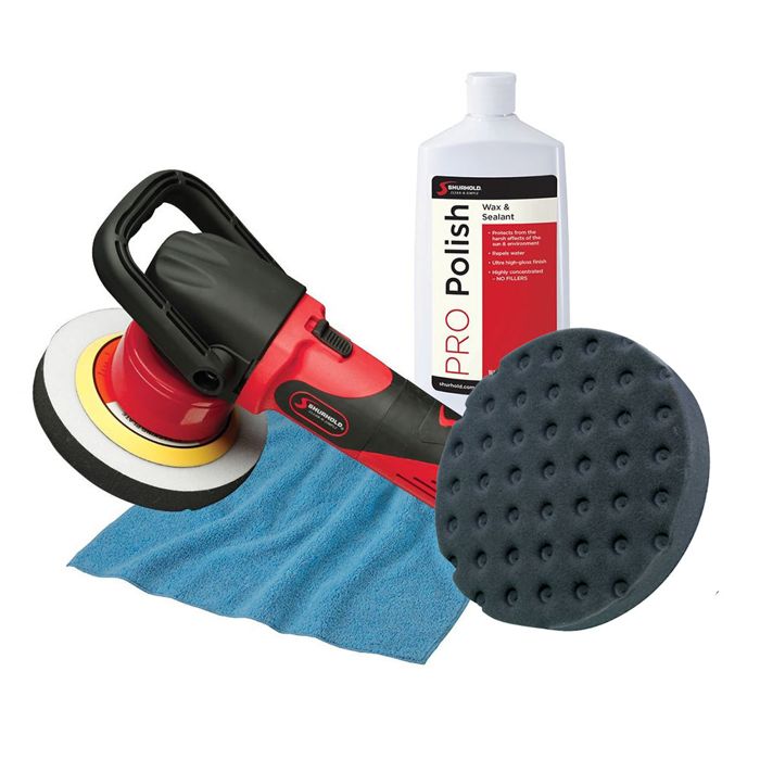 Средство для лодки SHURHOLD Dual Action Polisher Start Kit w/Pro Polish, Pad & MicroFiber