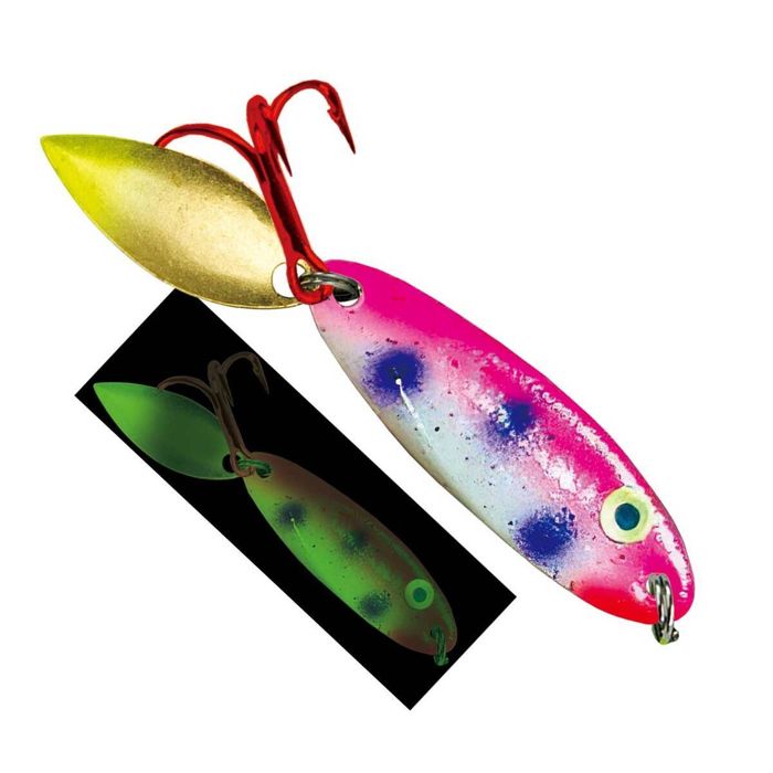 Зимняя приманка Acme Tackle Company KASTMASTER Moonshine Glow Ice Fishing Spoon - Pink Eye