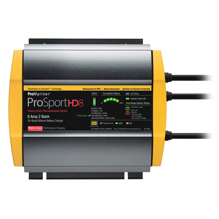 Запчасть электромотора Pro Mariner ProSportHD 12 Gen 4- 12Amp 2 Bank Battery Charger