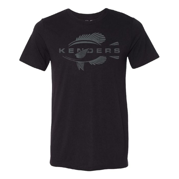 Рыболовная рубашка Kenders Outdoors KENDERS GRAPHIC T-SHIRT BLACK/GRAY