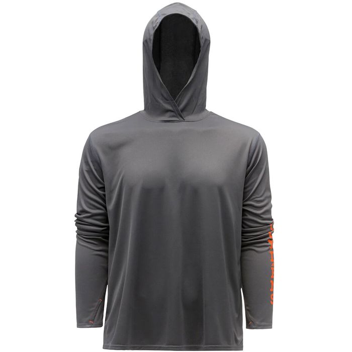 Рыболовная рубашка Grundens Men's Tough Sun Hooded Long Sleeve Fishing Shirt - Anchor - L