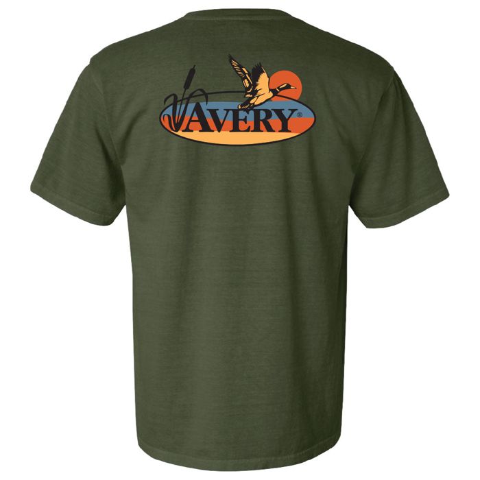 Рыболовная рубашка Avery Retro Oval Short Sleeve T-Shirt