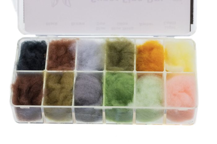 Материал для вязания мушек Hareline Super Fine Dry Fly Dub - Multi Color Assortment w/ Dis