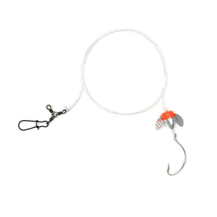 Готовая оснастка Tide Rite R567 Wide Gap Hook Spin-N-Glow Fluke Rig