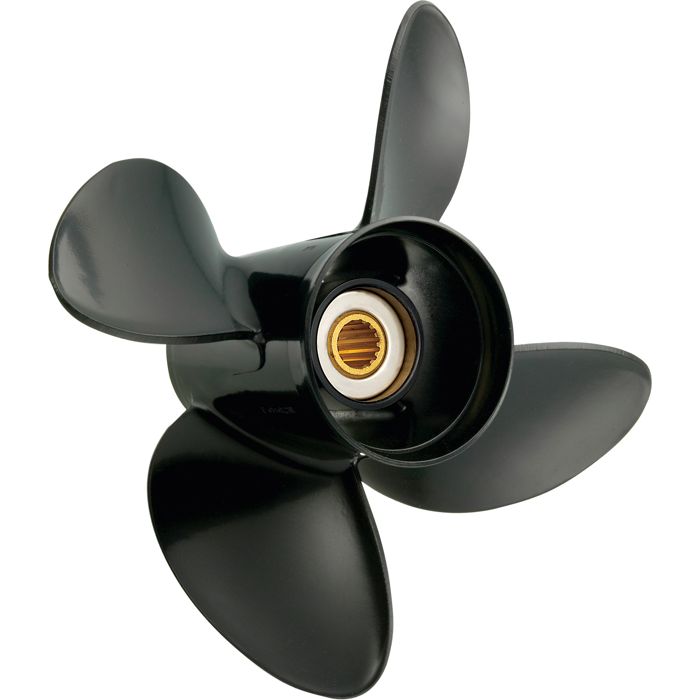 Гребной винт Solas 4-Blade Propeller, Pressed Rubber Hub / Aluminum, 10.5 dia x 13 pitch,