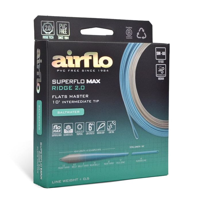Нахлыстовый шнур Airflo Superflo Max Ridge 2.0 Flats Master Saltwater Fly Line