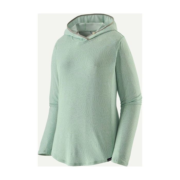 Рыболовная рубашка Patagonia - Women's Tropic Comfort Natural Sun Hoody - Sea Run: Thin Ic