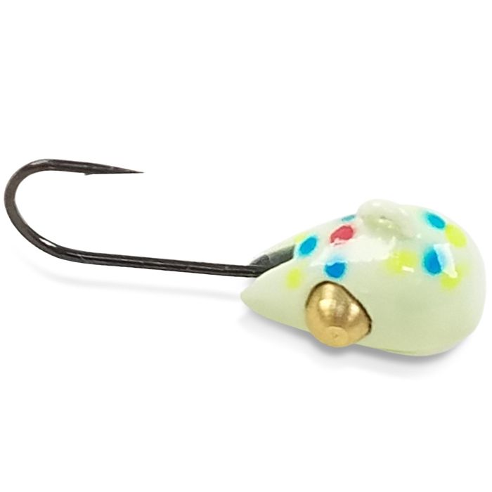 Зимняя приманка Acme Tackle Company Acme Tungsten Sling Blade Ice Fishing Jig - Glow Wonde