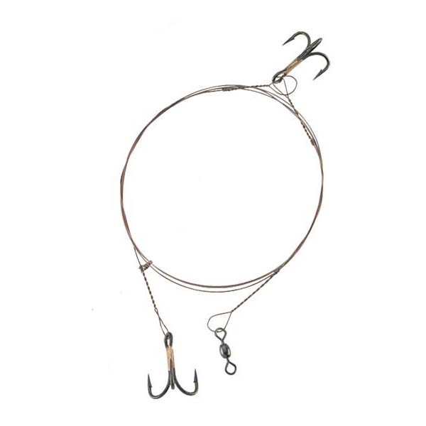 Готовая оснастка Boone Bait Co Boone Double Treble Hook Live Bait Rig