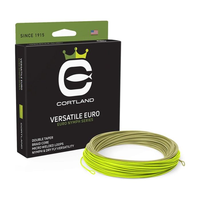 Нахлыстовый шнур Cortland Versatile Euro Nymph Fly Line - Sage Green/Chartreuse -.022 - DT