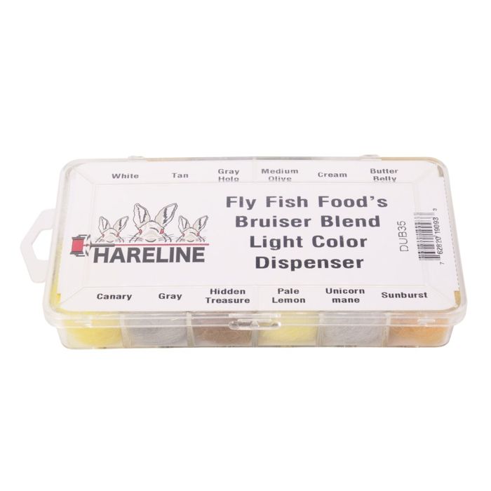 Фонарь Hareline Dubbin Fly Fish Food Bruiser Blend Light Colors Dispenser