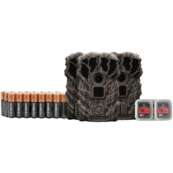 Фотоловушка Stealth Cam Browtine 22MP Trail Camera - 3 Pack