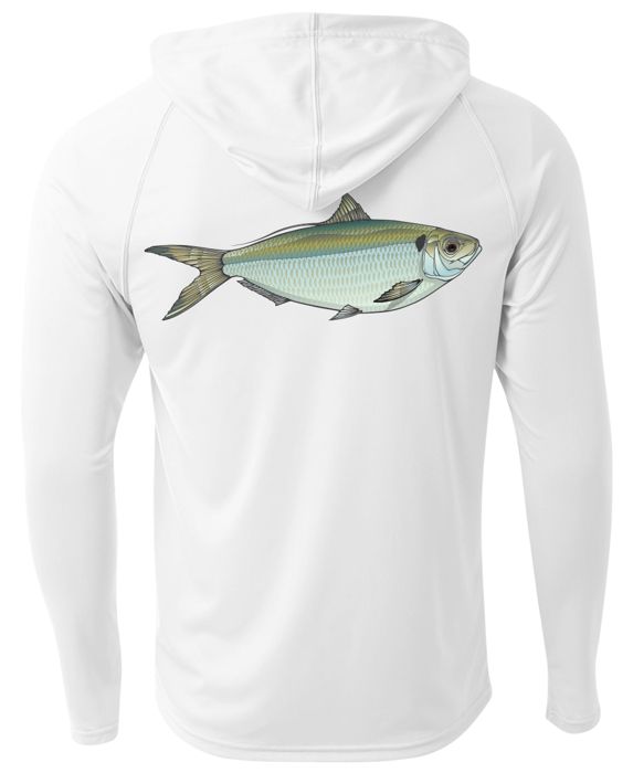 Рыболовная рубашка Threadfin Herring Long Sleeve Hoodie - S