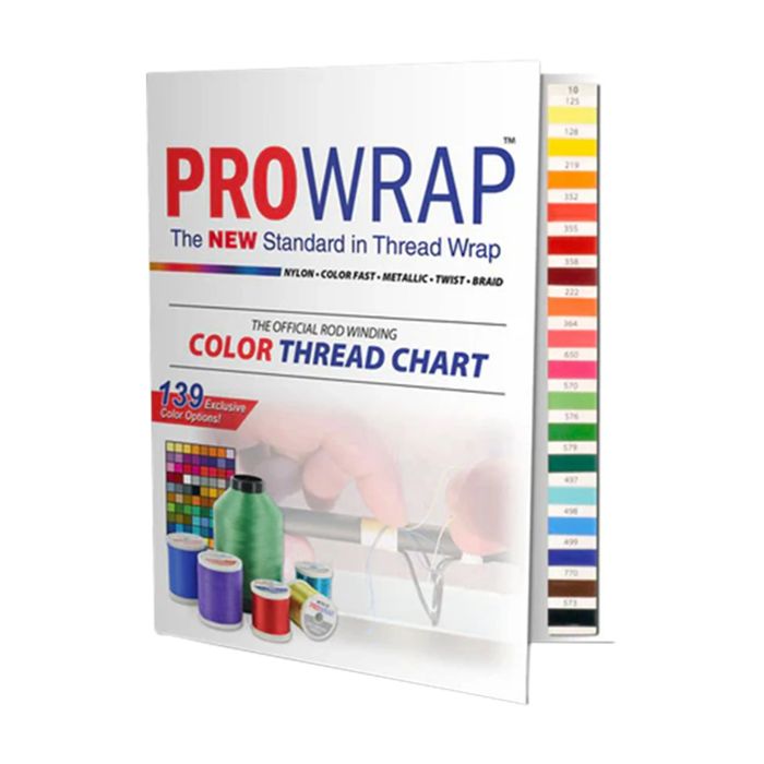 Комплектующие для сборки удилищ ProProducts ProWrap Thread Color Chart, 139 Swatch Portfo