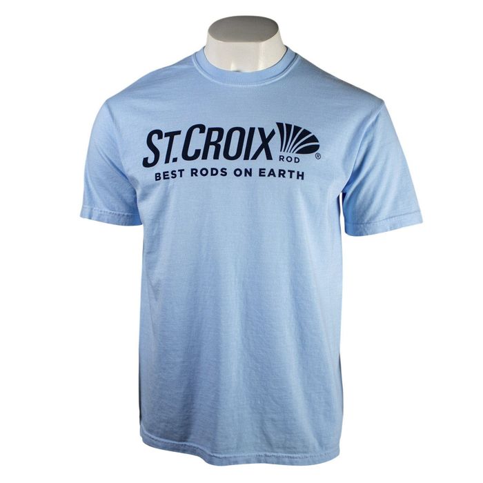 Рыболовная рубашка ATS St. Croix Blue Comfort Colors Tee