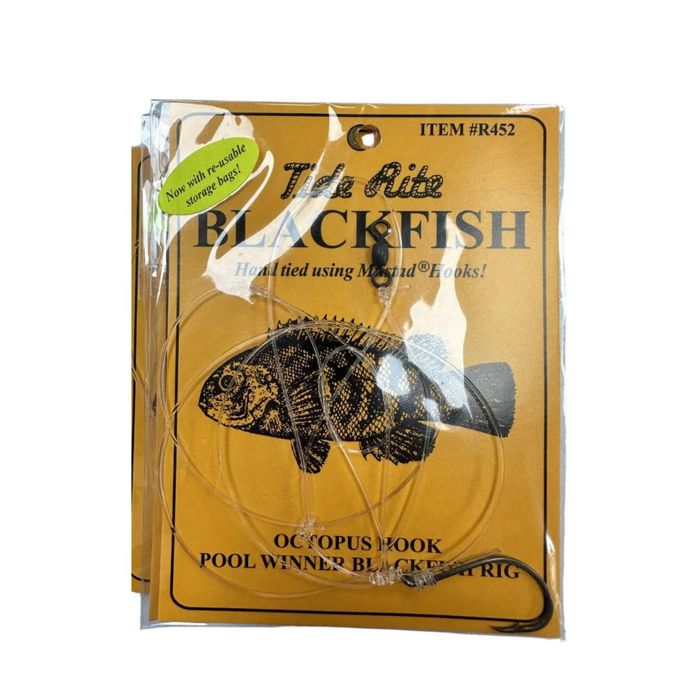 Готовая оснастка TIDE RITE BLACKFISH SINGLE HOOK RIG MODEL #R452
