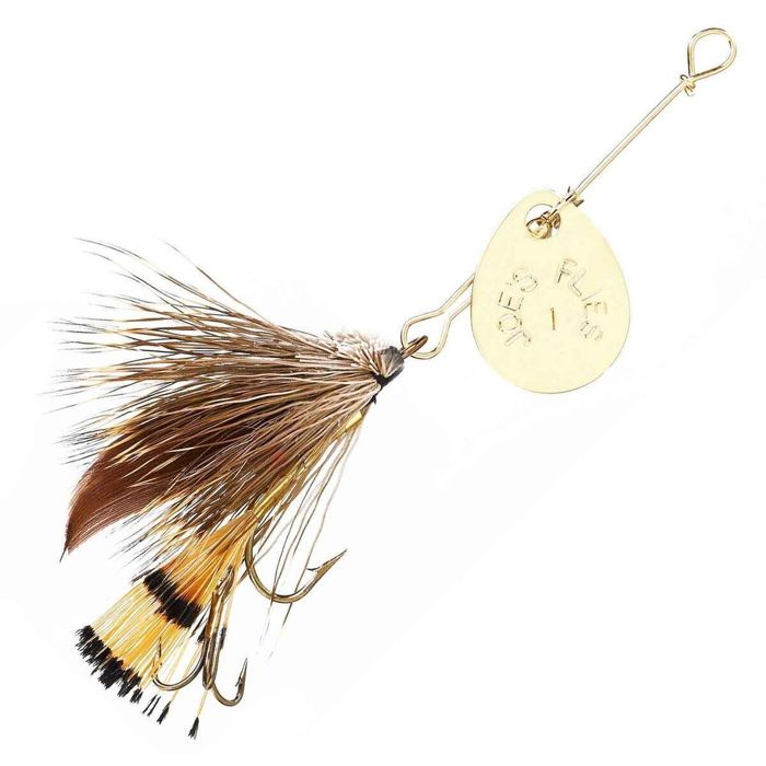 Вращающаяся блесна Joe's Flies Short Striker Inline Spinner - Muddler, Size 10