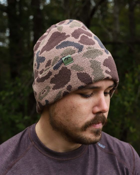 Головной убор Duck Commander Bark Camo Beanie