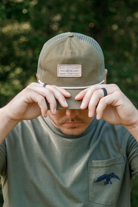 Головной убор Duck Commander Green Patch Rope Hat