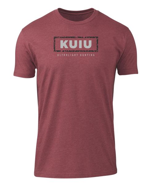 Рыболовная рубашка KUIU Box Logo T-Shirt | Cardinal