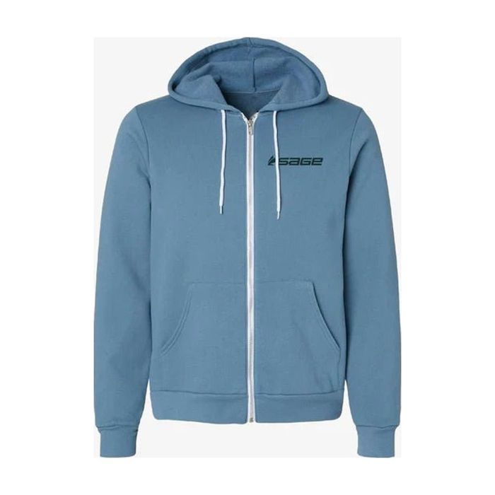 Рыболовная рубашка Sage Creekside Zip Hoodie - Steel Blue