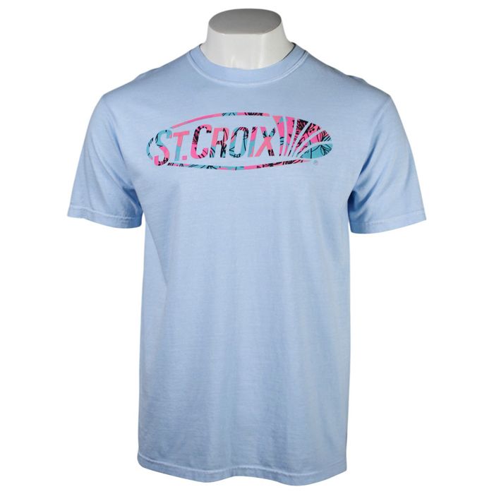 Рыболовная рубашка ATS St Croix Floral Logoed Comfort Colors Tee