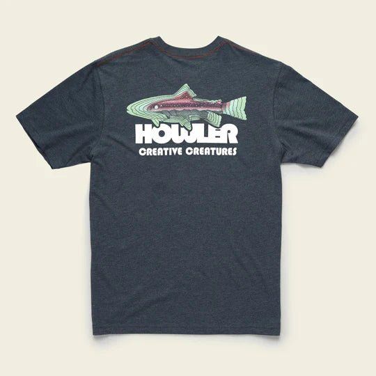 Рыболовная рубашка Howler Brothers Howler Bros - Trucha Pocket T-Shirt - Charcoal Heather