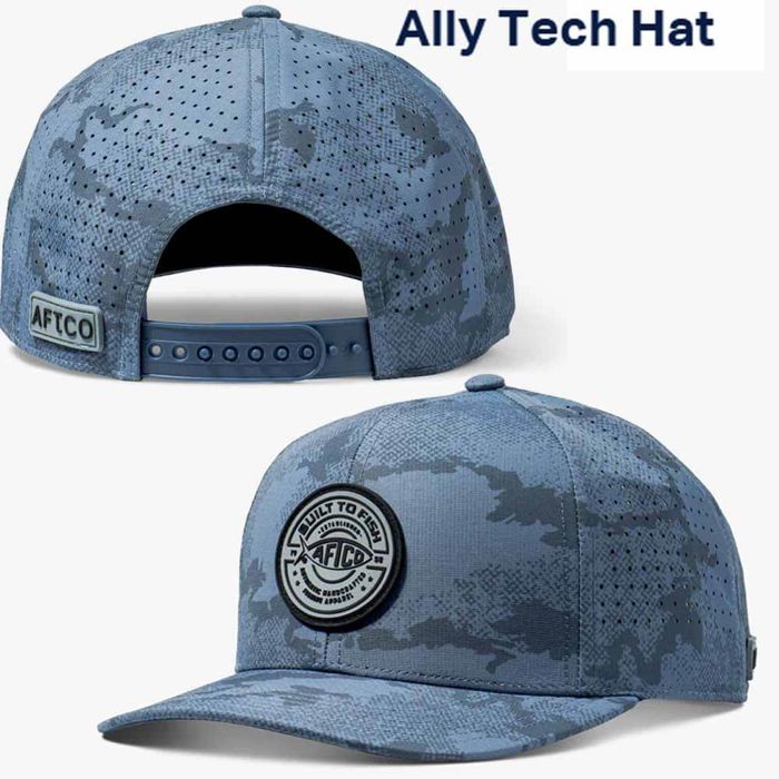 Головной убор Aftco Apparel Aftco Ink Scatter Camo Ally Tech Hat