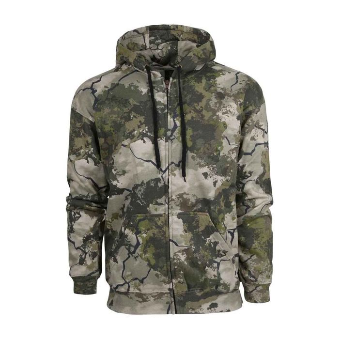 Рыболовная рубашка Kings Camo Men's KC Ultra Classic Cotton Full Zip Hunting Hoodie