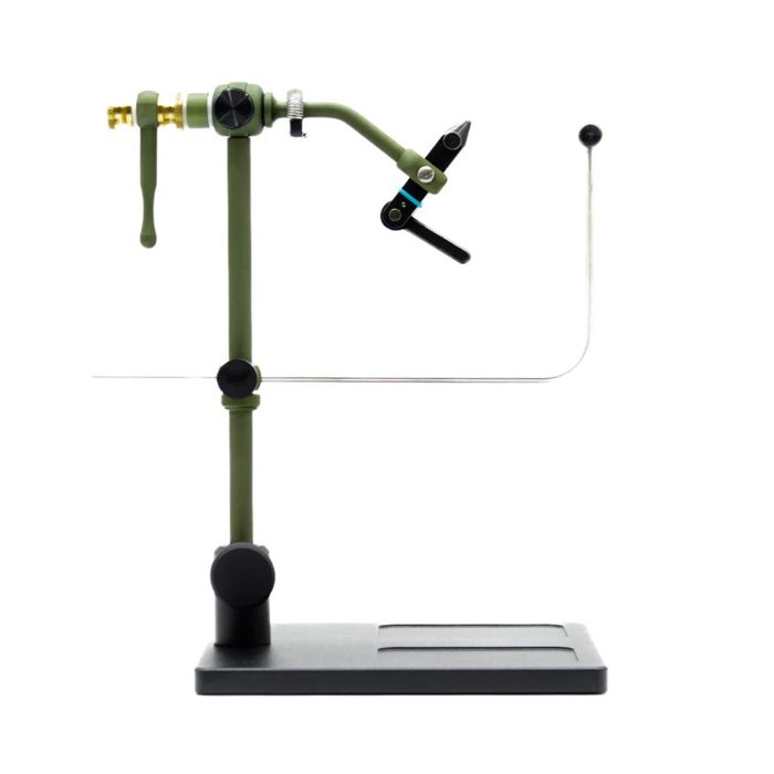 Тиски для вязания мушек J. Stockard Fly Fishing Traveler 2400 Vise - Green Anodized