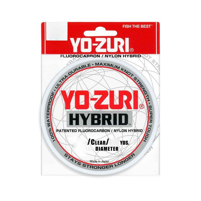 Монофильная леска Yo Zuri Yo-Zuri Hybrid Copolymer Fishing Line - 12lb, Clear, 275yds