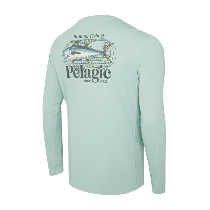 Рыболовная рубашка Pelagic Vaportek Worldwide YFT Fishing Shirt