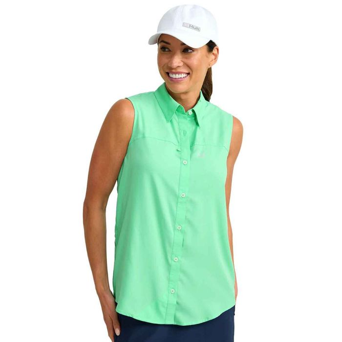 Рыболовная рубашка Huk Women's Tide Point Sleeveless Fishing Shirt