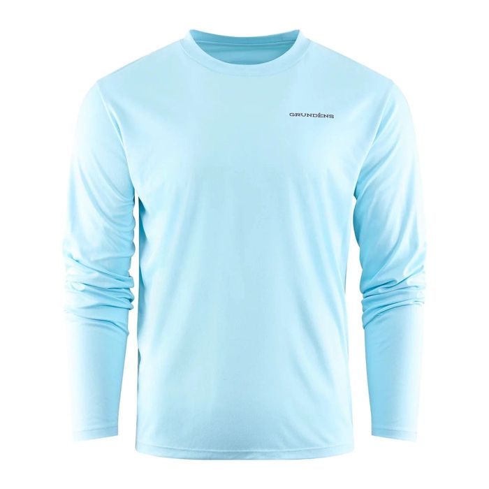 Рыболовная рубашка Grundens Twin Tuna LS Tech Tee (Aquamarine)