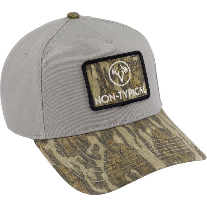 Охотничий камуфляж Non-Typical x Lost Hat Ea5y Hybrid Patch Logo Cap - Mossy Oak Bottomlan