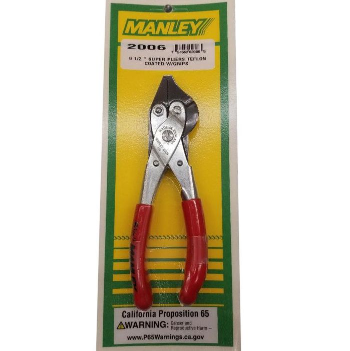 Плоскогубцы рыболова MANLEY TOOLS Manley Super Pliers Teflon Coated 6 1/2" w/ Grips