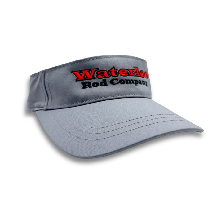 Головной убор Richardson Waterloo Charcoal Visor - Original Logo - Red and Black