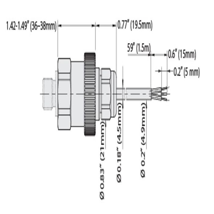 Датчик эхолота Maretron Submersible Pressure Transducer