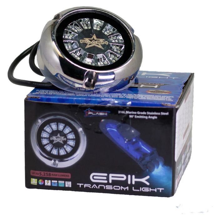 Фонарь PLASH Performance Lighting PLASH LIGHTING EPIK Underwater Transom Light - Blue + Wh