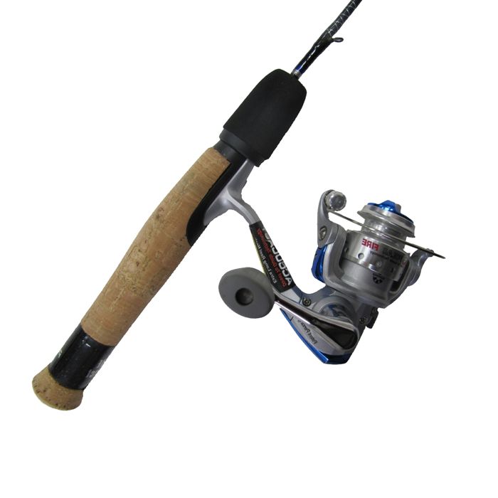 Комплект удилище + катушка HT Enterprises Polar Fire Blue Ice Fishing Rod and Reel Combo -