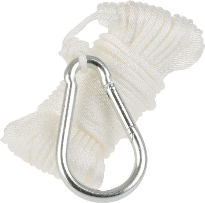 Якорный трос Marine Raider 1/4 in x 75 ft Solid Braid Anchor Line