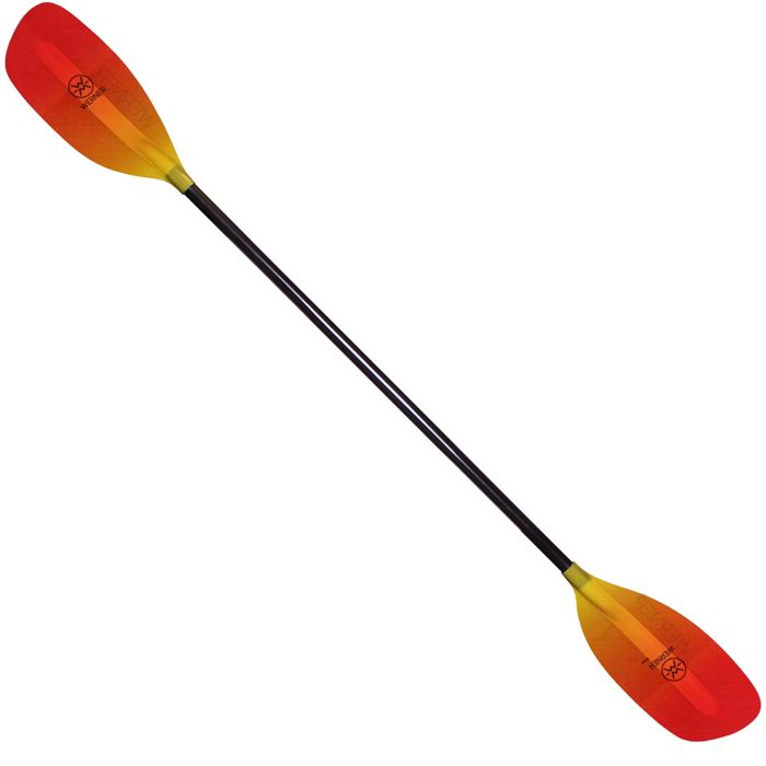 Оснащение для каяка Werner Paddles Werner Surge Fiberglass Bent Shaft Whitewater Kayak Pad